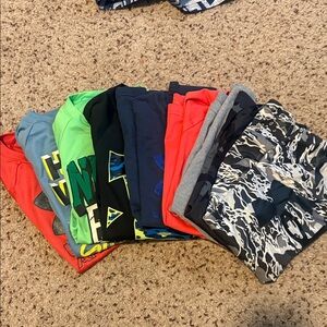 Under Armour Kids Short Sleeve Tees - Multi-Color Pack 9 total